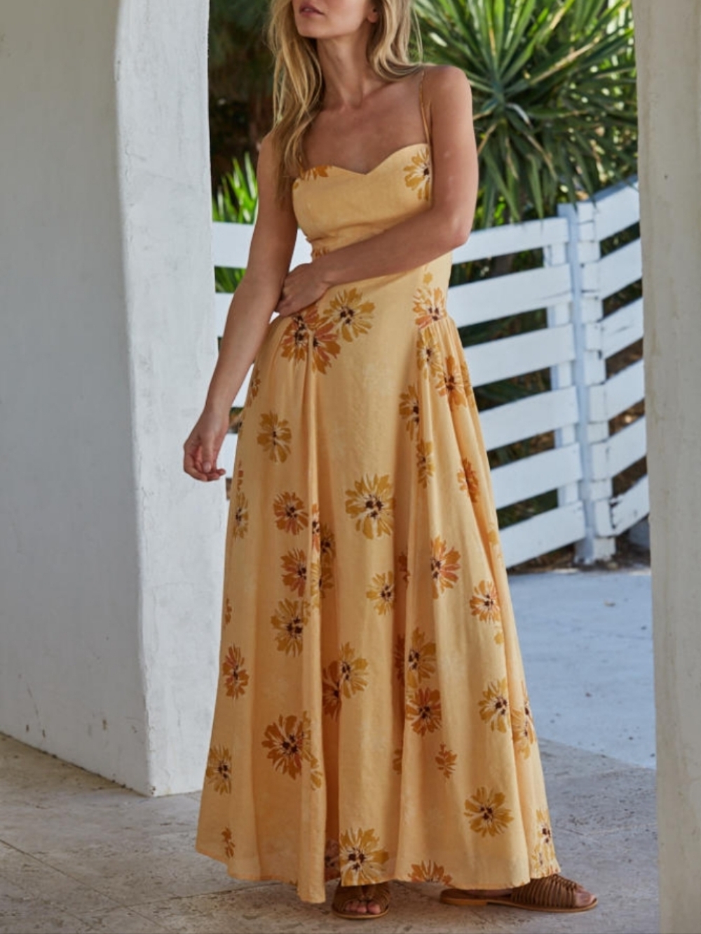 NWT | BY TOGETHER | LARGE | MAXI FLORAL DRESS